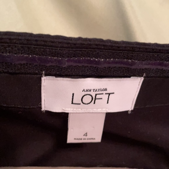 Ann Taylor black strapless dress size 4. Ruffled - Picture 6 of 9